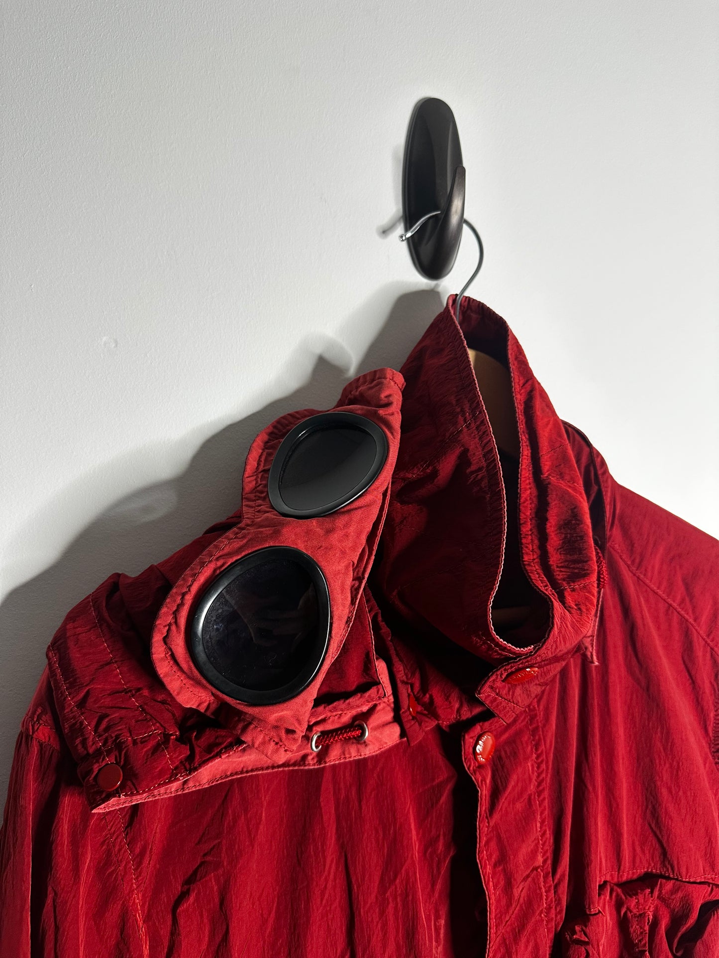 C.P. Company Red Multi Pocket Goggle Jacket - XXXL