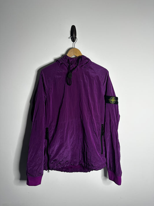 Stone Island Purple Nylon Metal Pullover Smock - Large