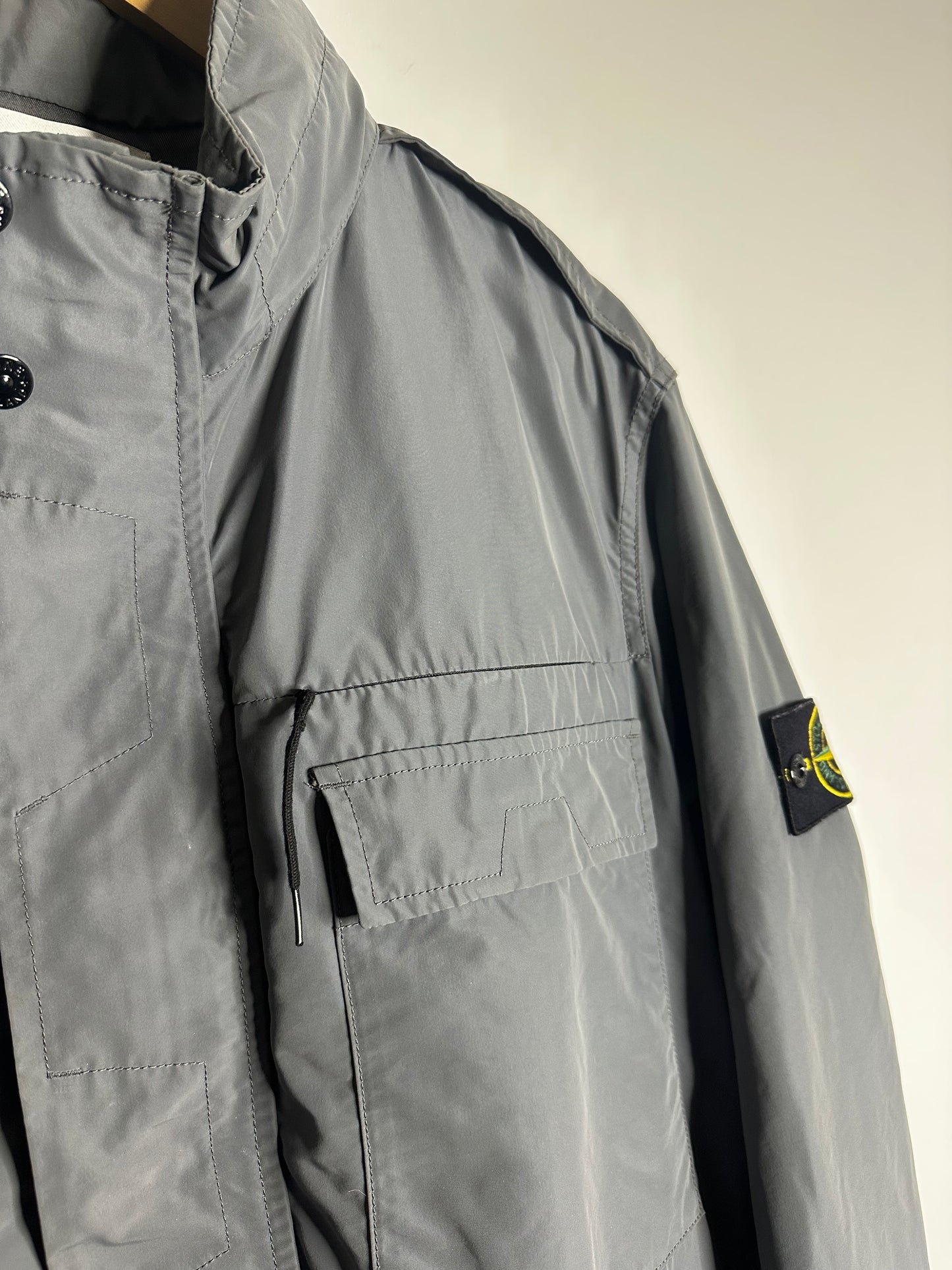 Stone Island Grey Micro Reps Field Jacket - XXL