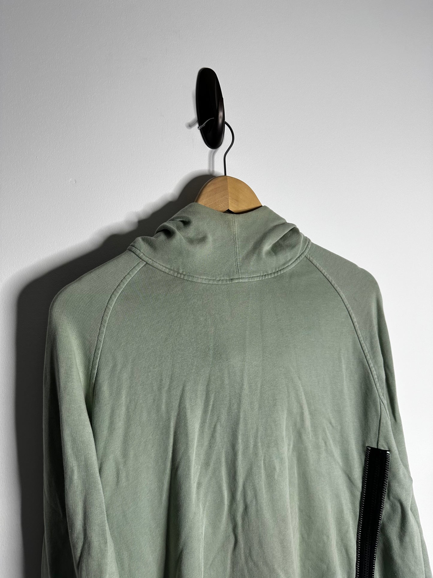 C.P. Company Green Pull Over Goggle Hoodie - Large