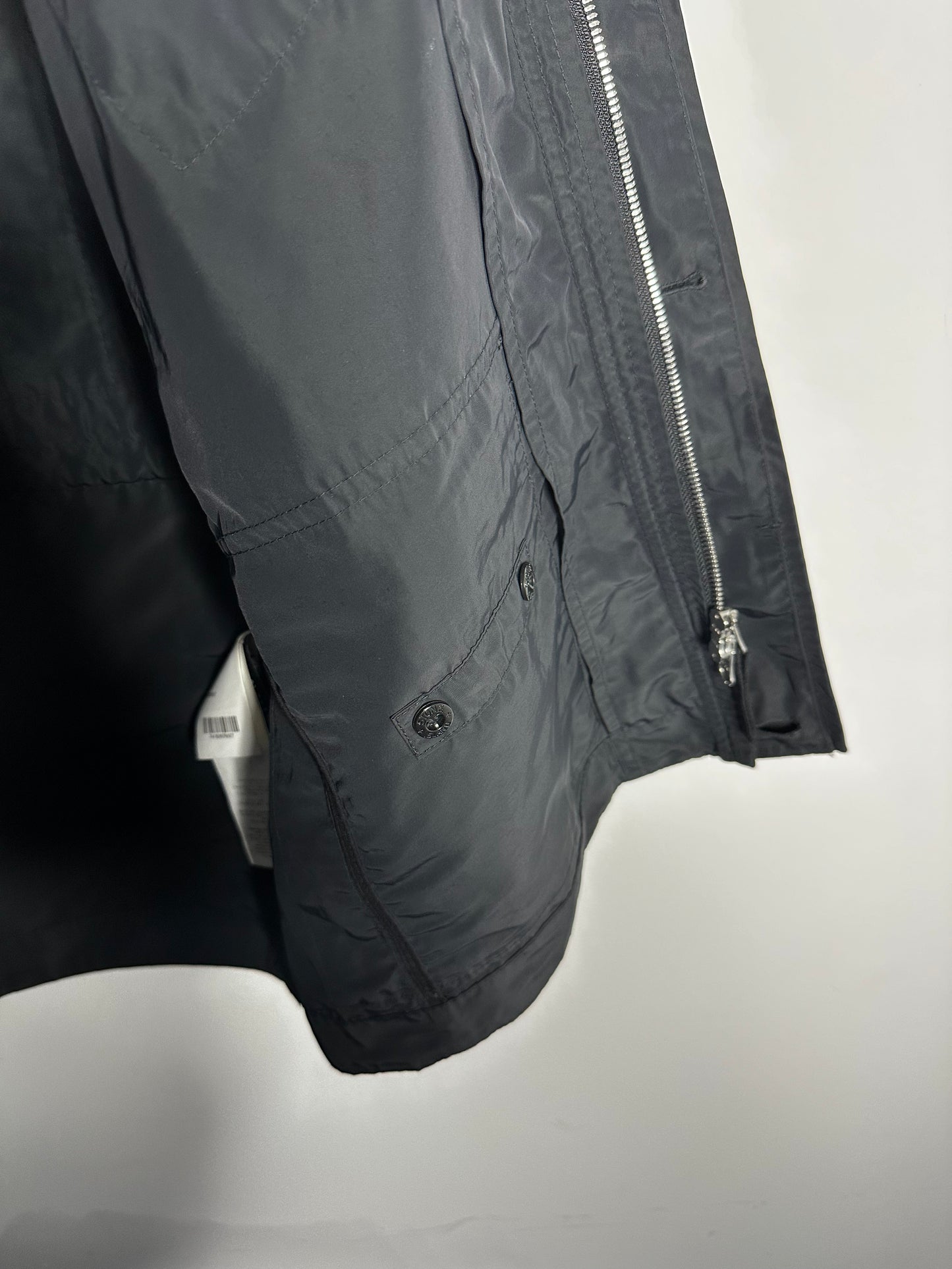 Stone Island Black Micro Reps Multi Pocket Field Jacket - Large