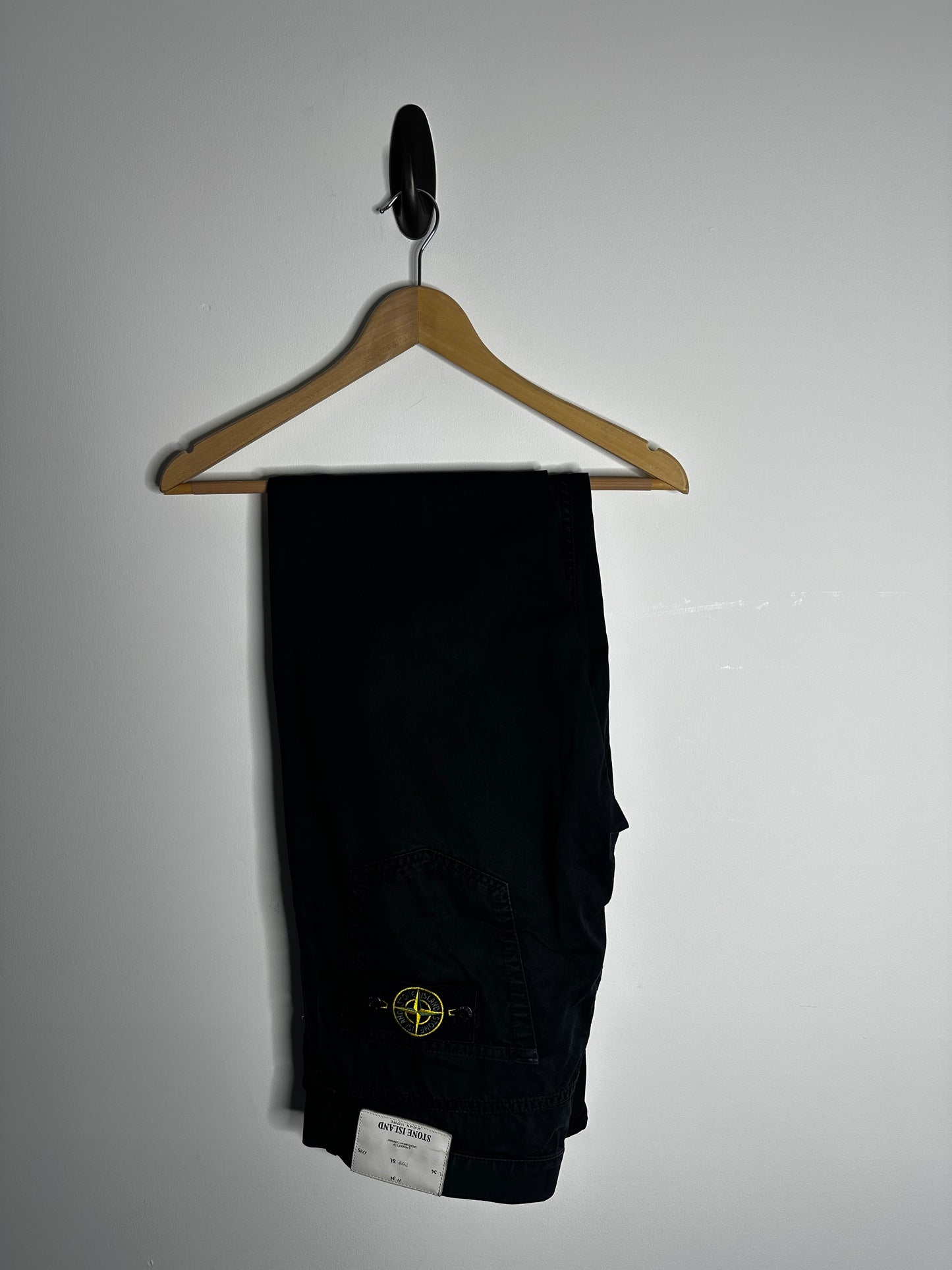 Stone Island Black Chino Trousers - 34 Waist / 34 Leg