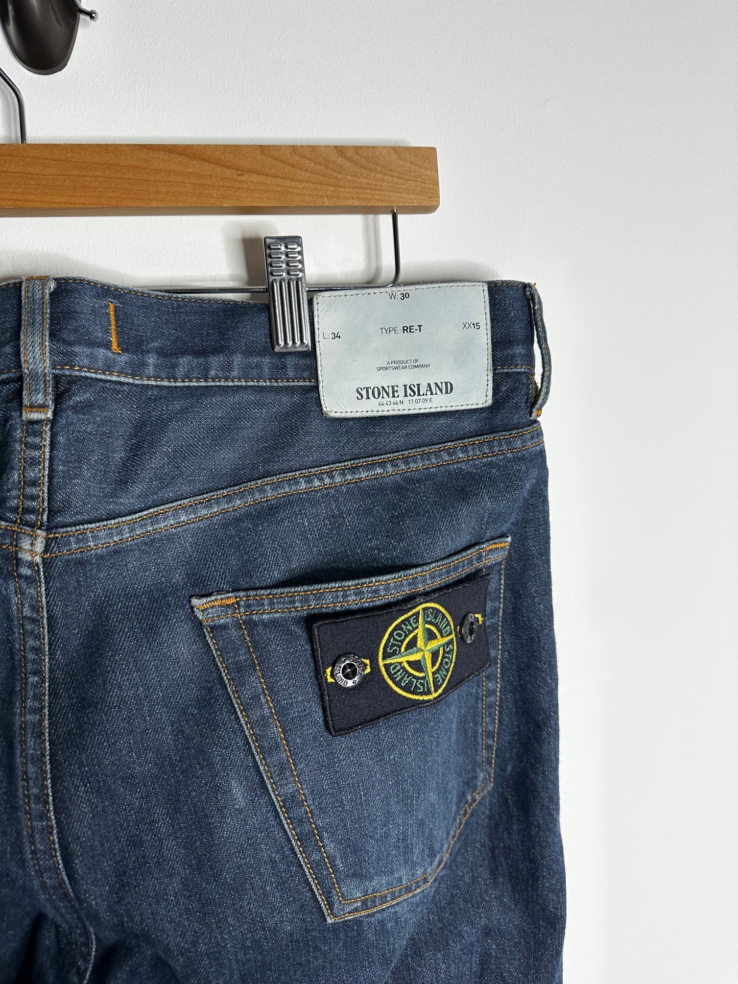 Stone Island Blue Denim Jeans - 30 Waist / 34 Leg