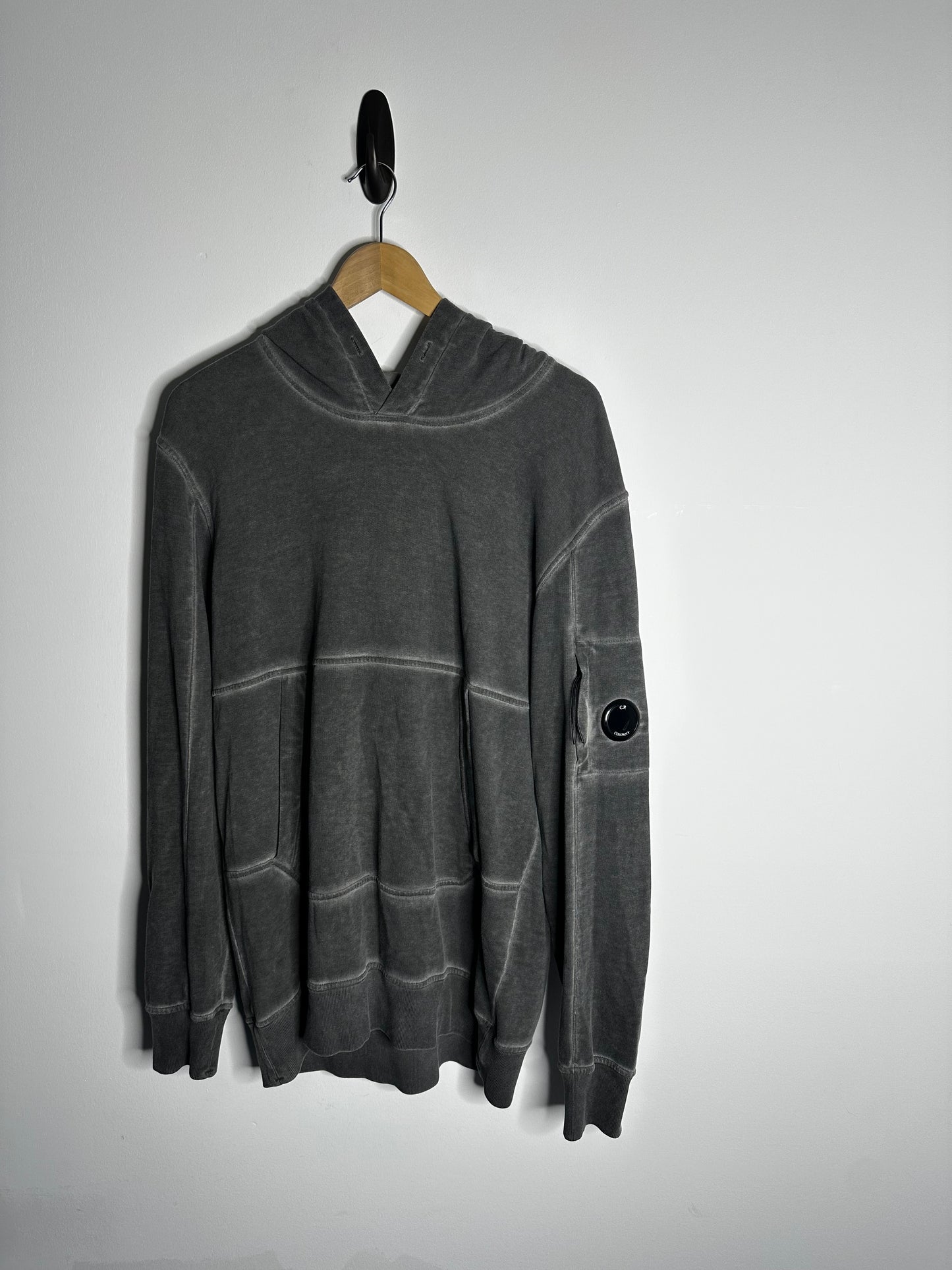 C.P. Company Grey I.C.E Hoodie - Extra Large