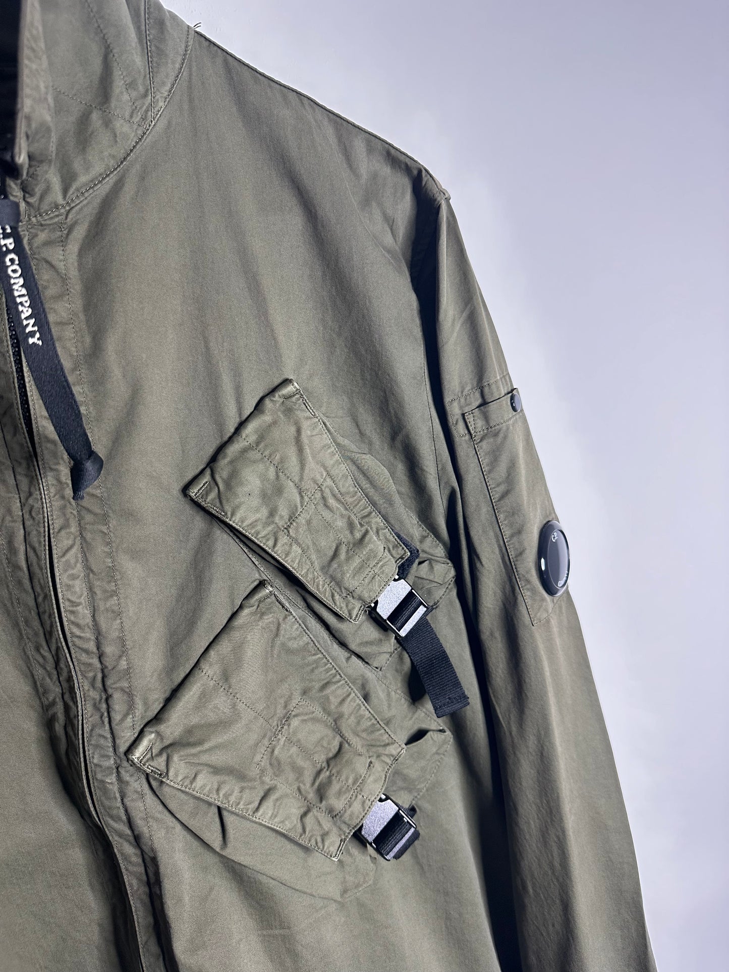 C.P. Company Khaki Utility Overshirt - Large