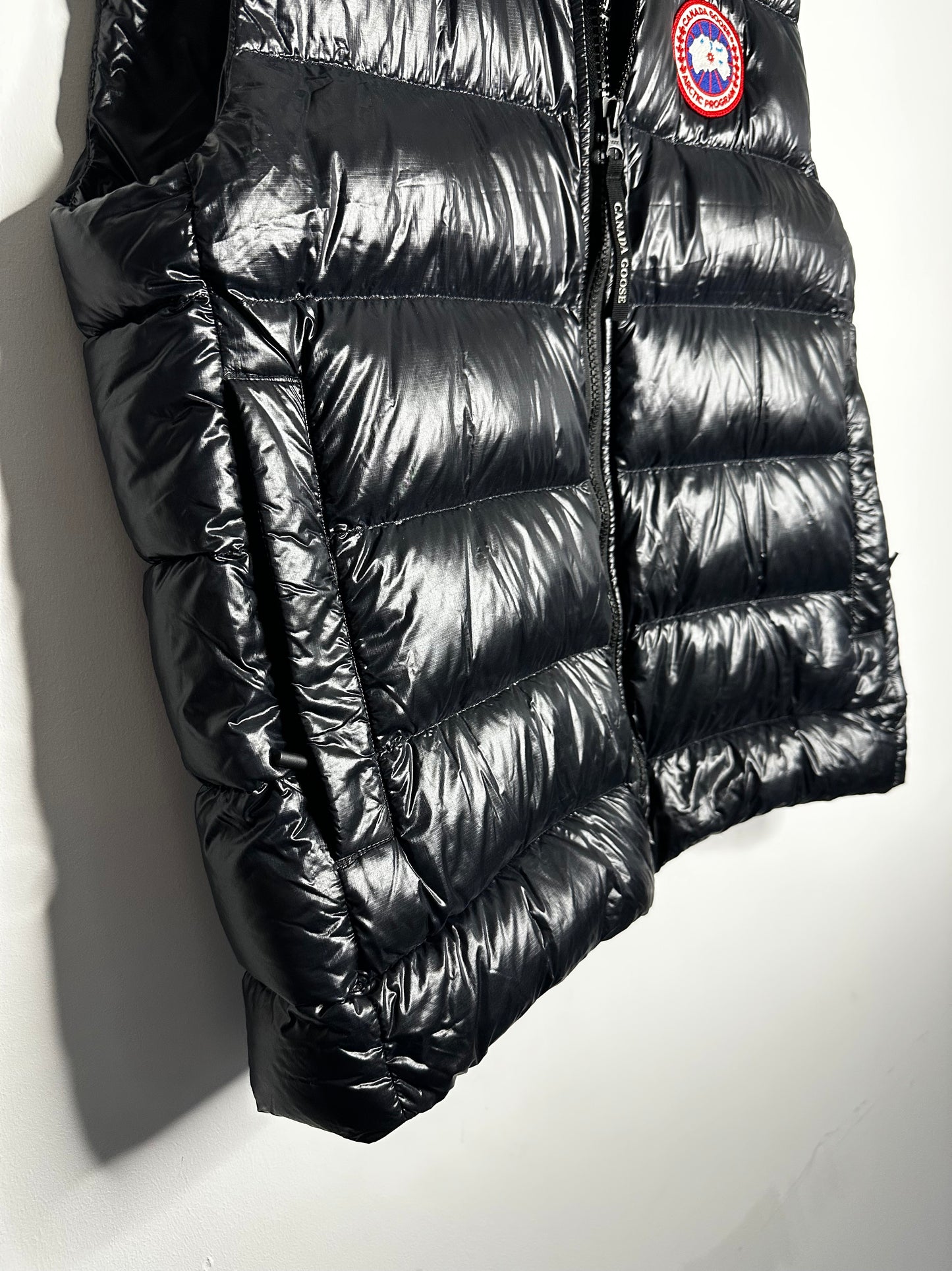 Canada Goose Black Crofton Down Gilet - Large
