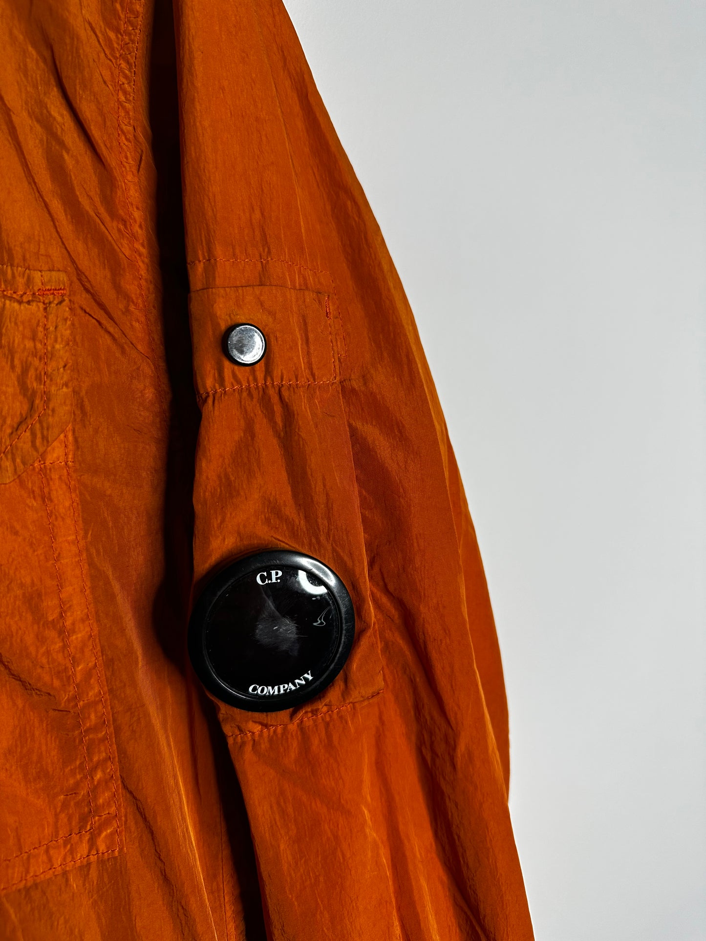 C.P. Company Orange Chrome Lined Overshirt - Extra Large