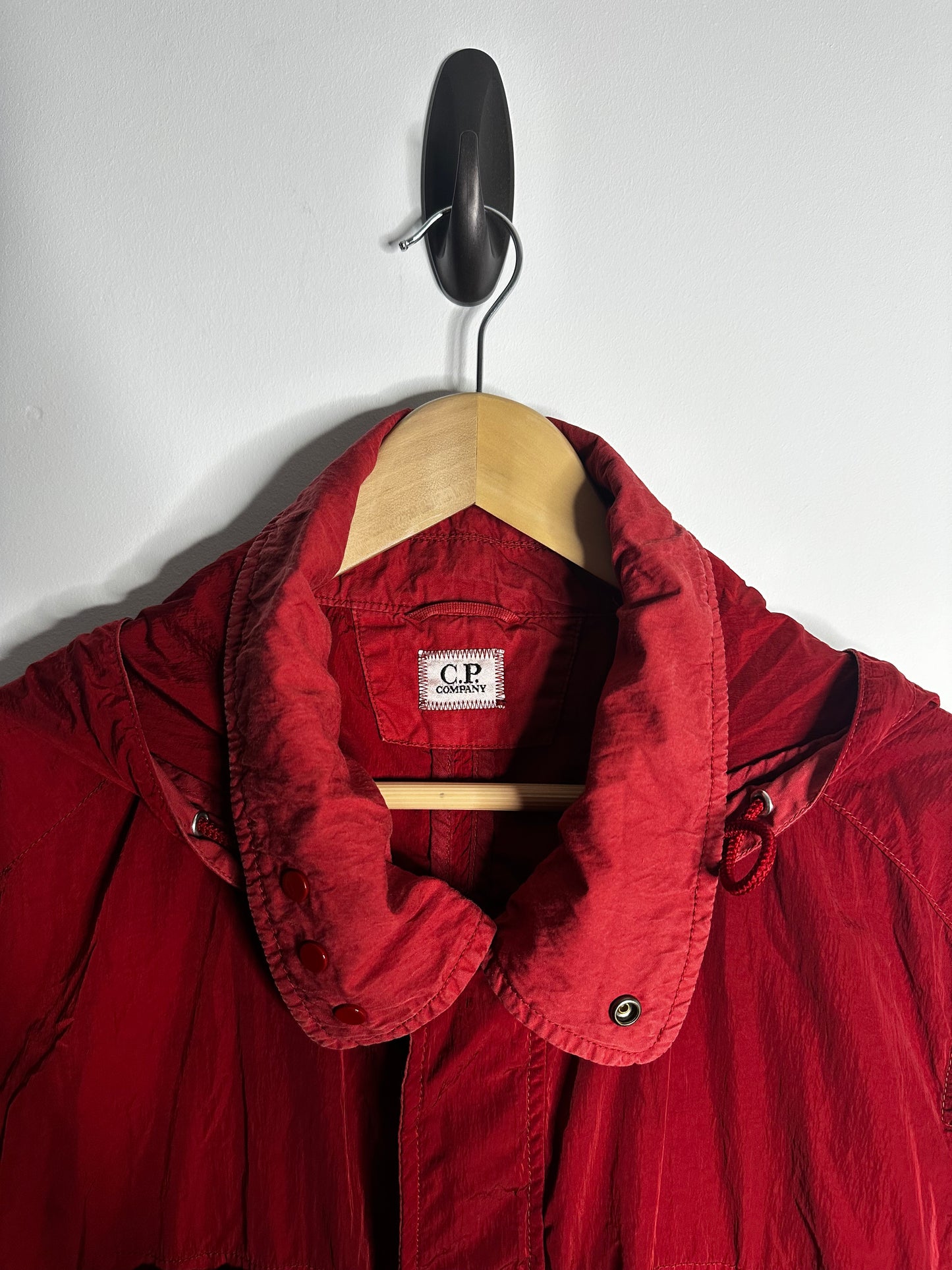C.P. Company Red Multi Pocket Goggle Jacket - XXXL