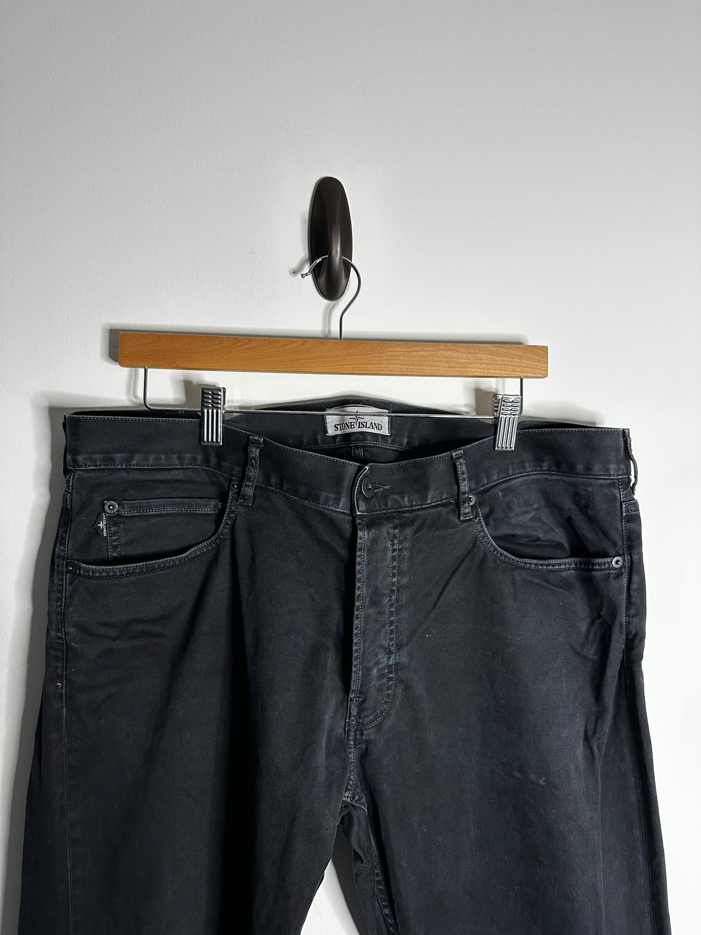 Stone Island Black Jeans - 38 Waist / 34 Leg