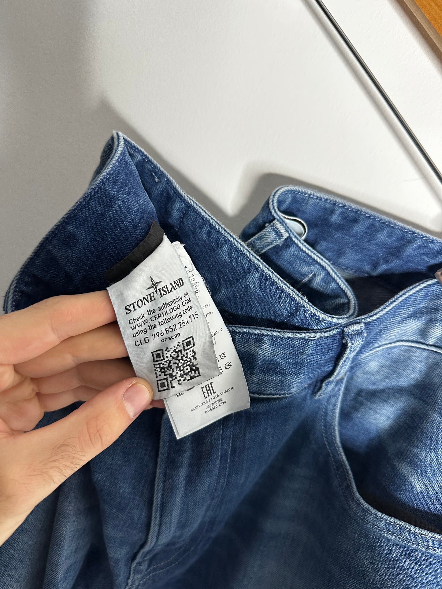 Stone Island Blue Denim Jeans - 32 Waist / 34 Leg