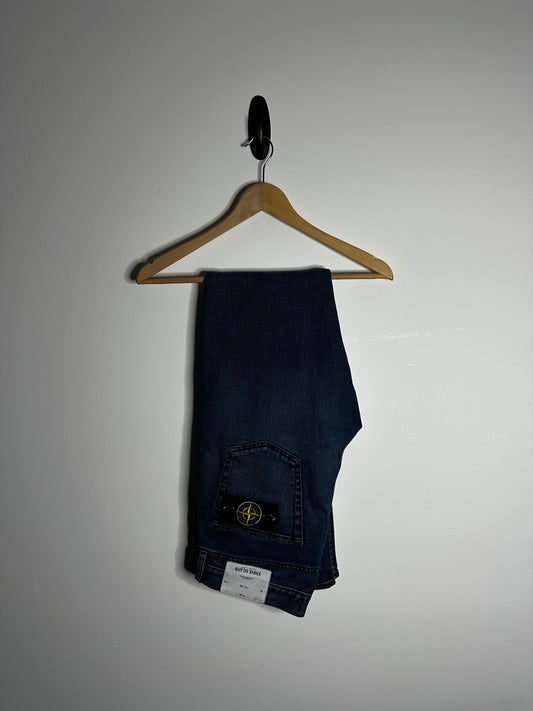 Stone Island Blue Denim Jeans - 33 Waist / 34 Leg