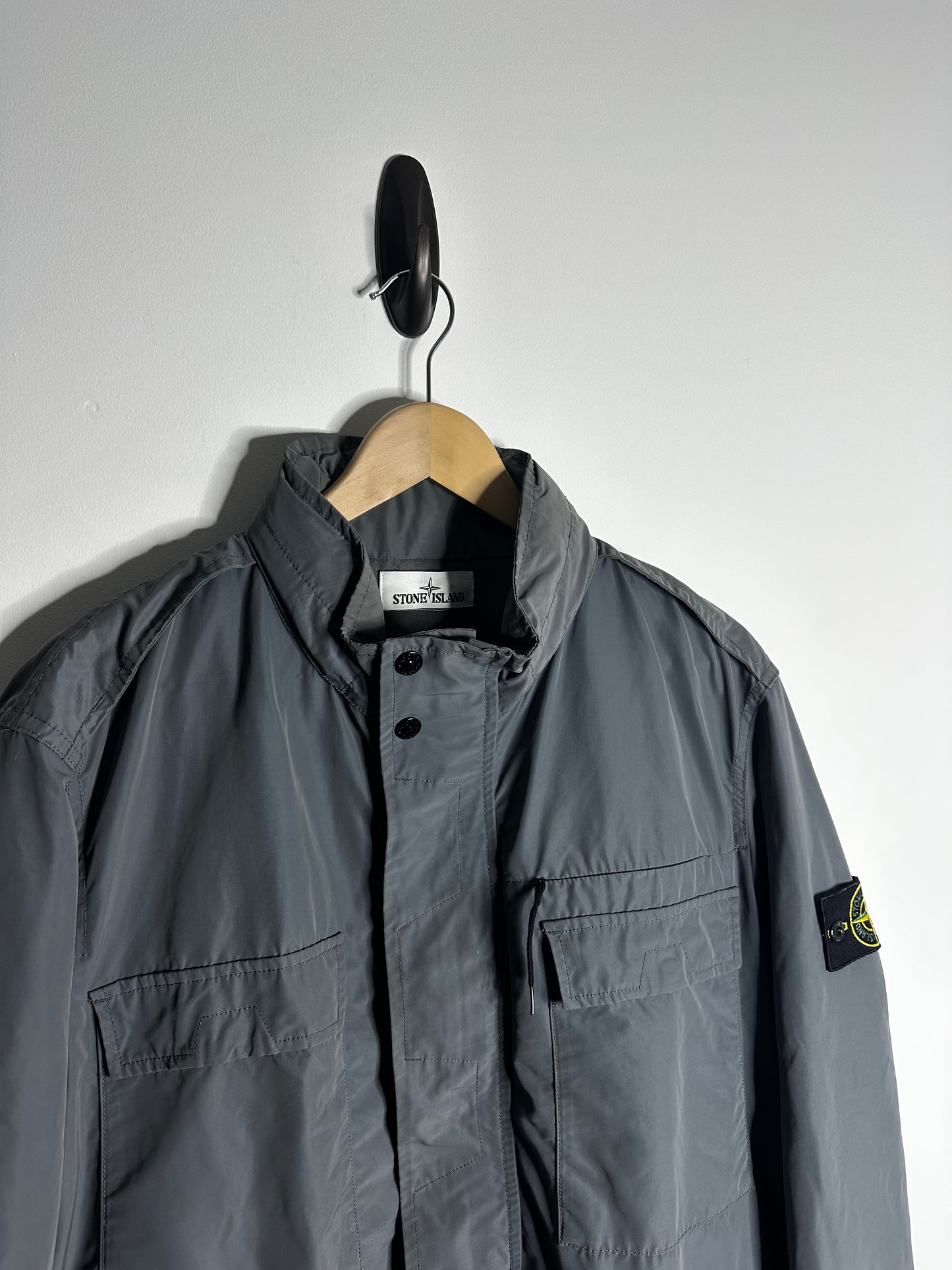Stone Island Grey Micro Reps Field Jacket - XXL