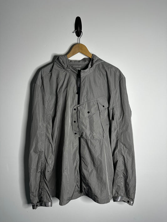 C.P. Company Silver Chrome-R Goggle Jacket - XXXL
