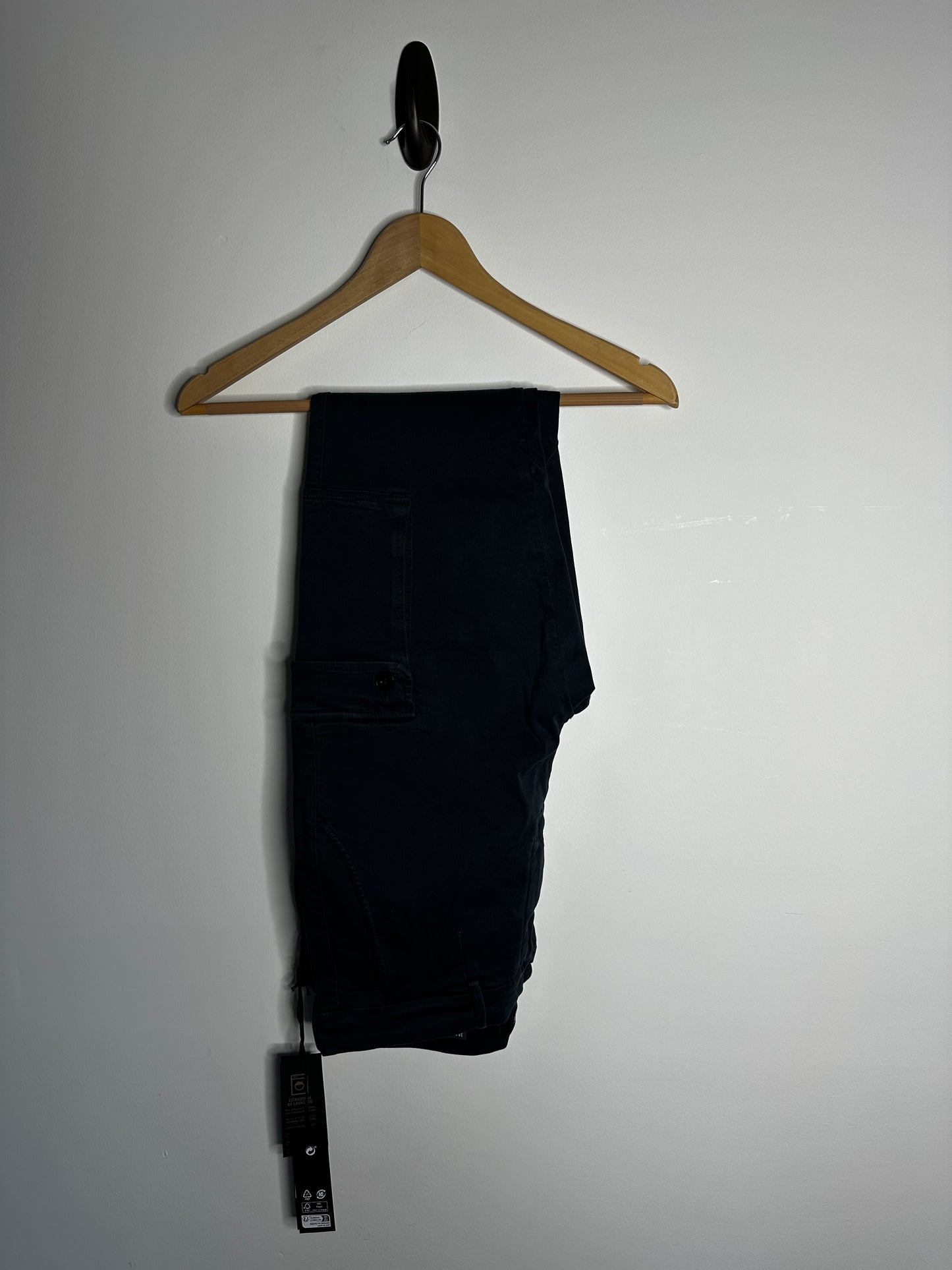 Replay Blue Jaan Hyperflex Cargo Trousers - 32 Waist / 32 Leg