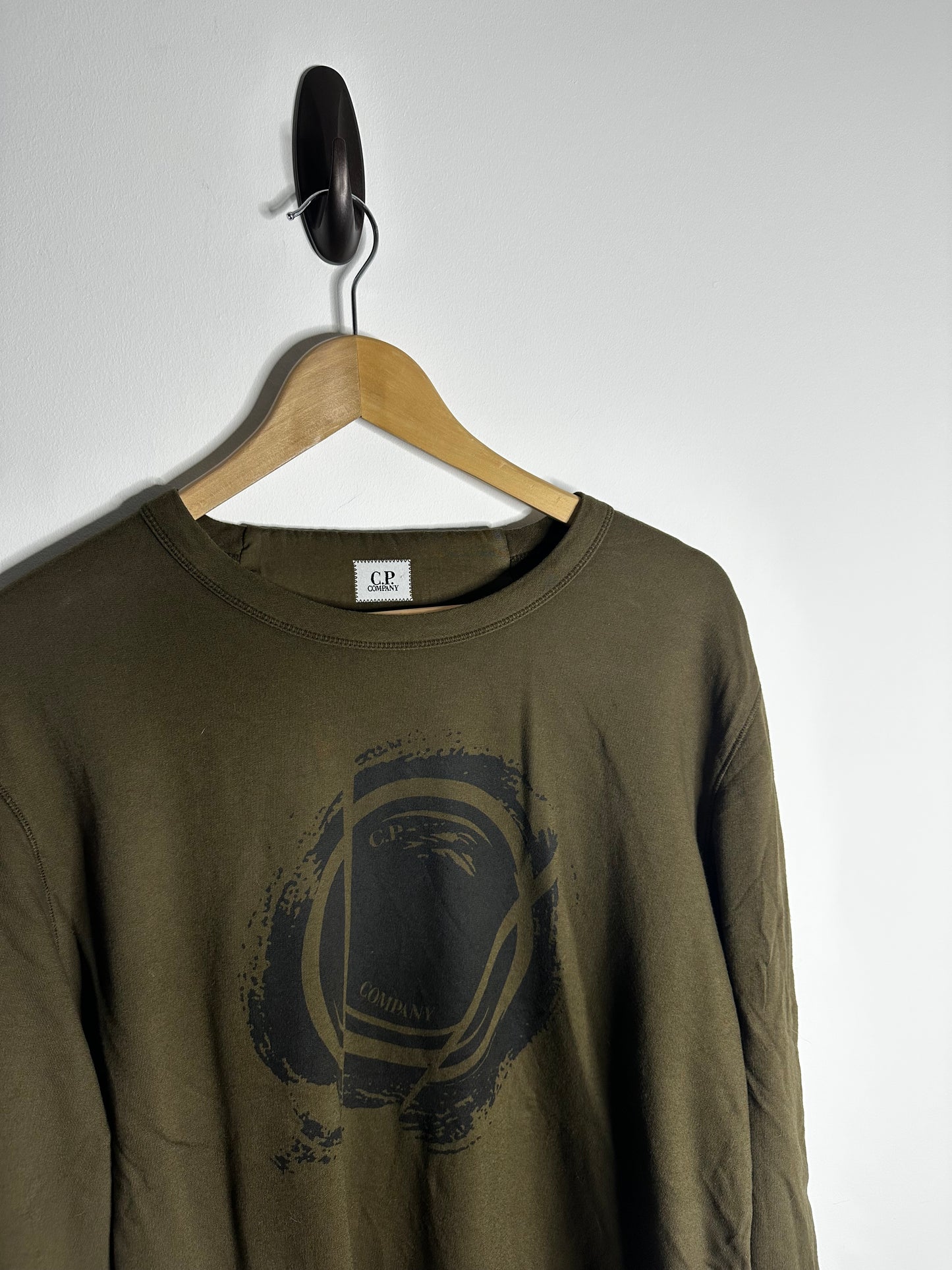 C.P. Company Khaki Lens Print Sweatshirt - XXL