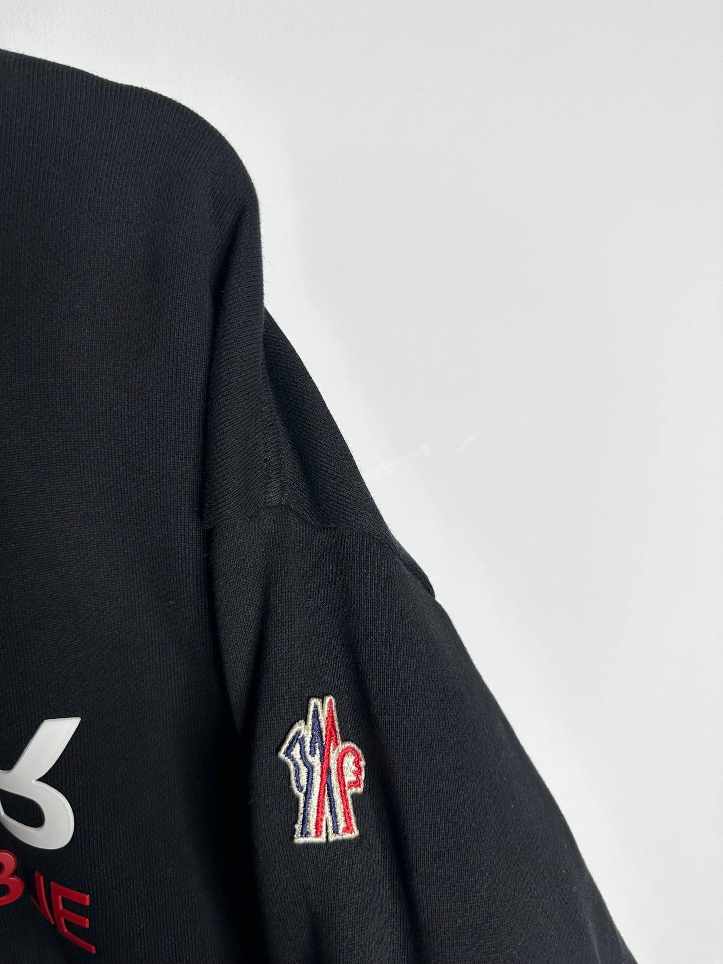 Moncler Grenoble Black Pullover Hoodie - Medium