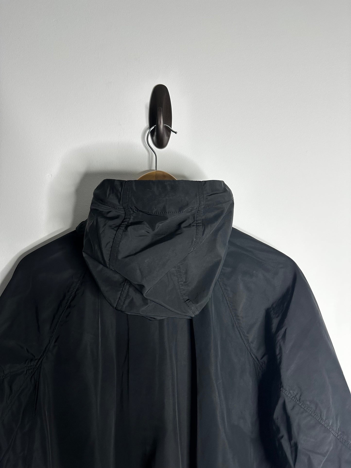 Stone Island Black Micro Reps Multipocket Parka - Large