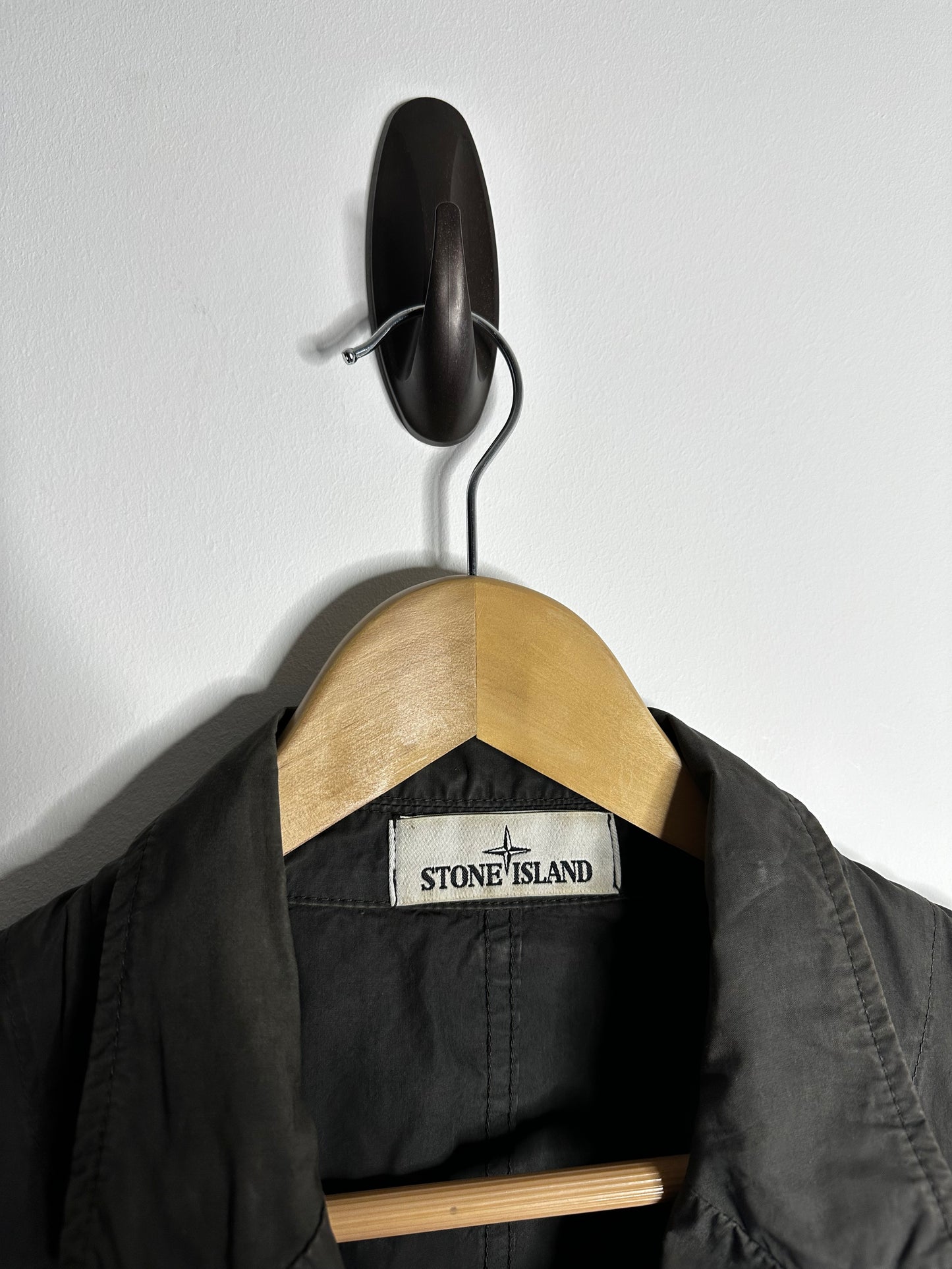 Stone Island Grey Tela Paracadute Blazer Jacket - Large