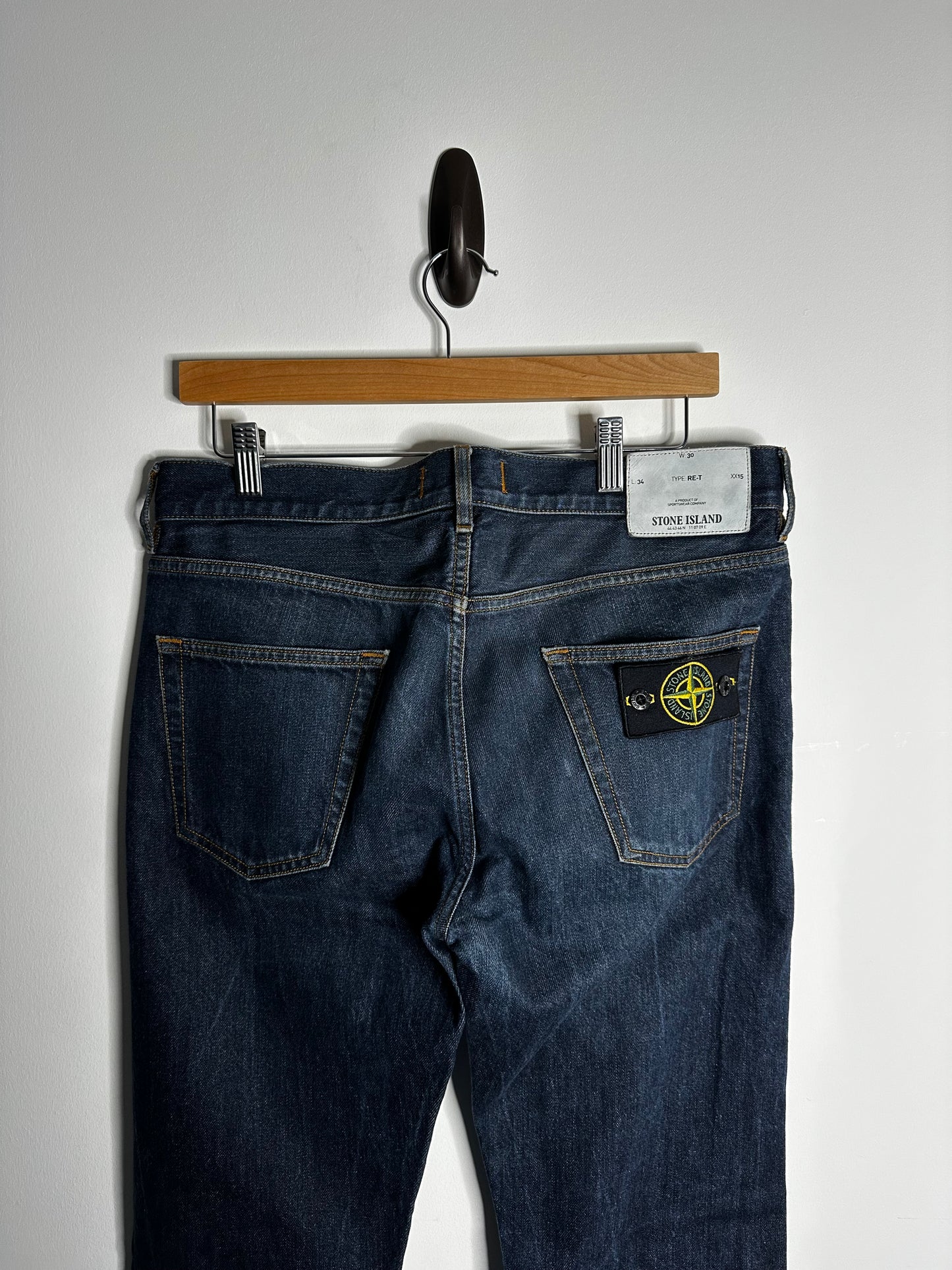 Stone Island Blue Denim Jeans - 30 Waist / 34 Leg