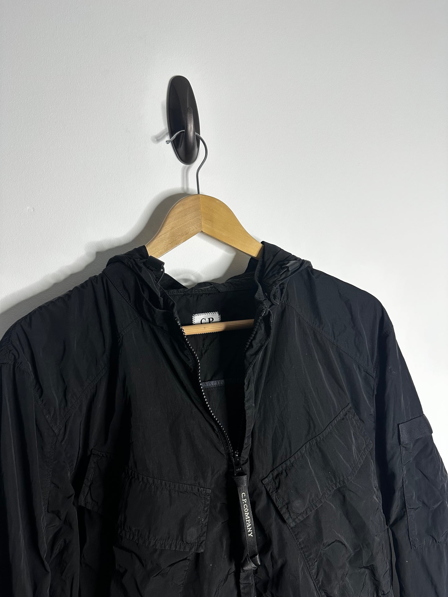 C.P. Company Black Chrome Goggle Jacket - Large