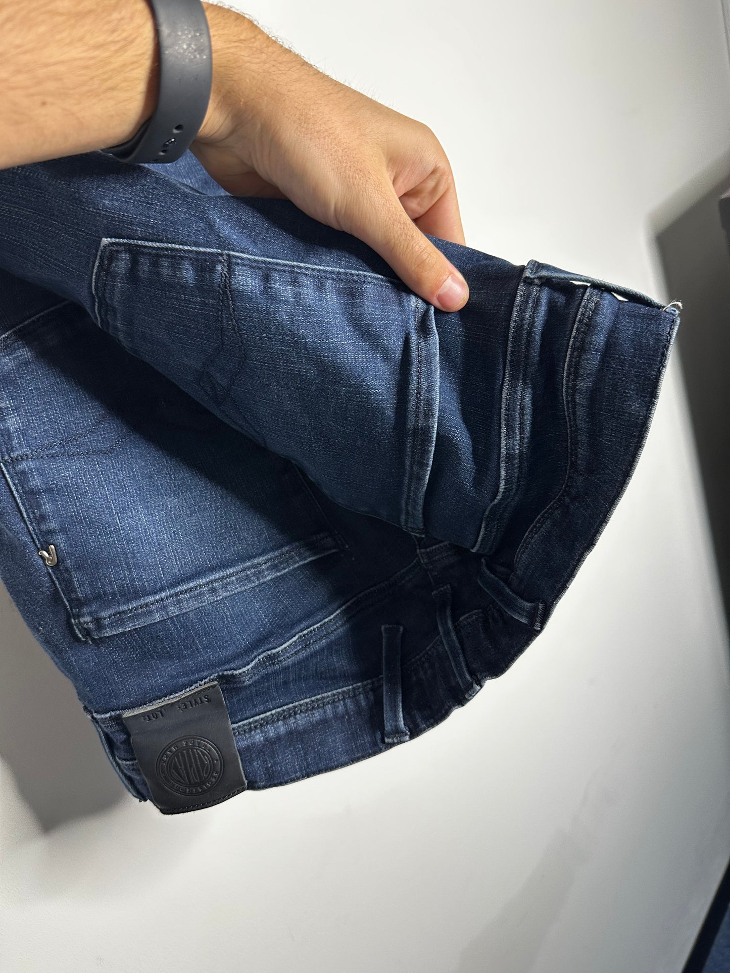 Replay Blue Anbass Hyperflex Jeans - 36 Waist / 32 Leg