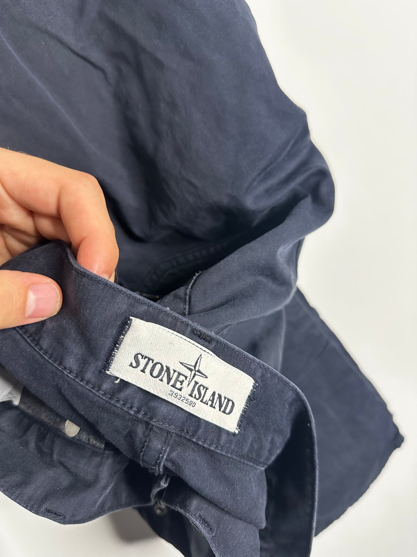 Stone Island Navy Chino Trousers - 32 Waist / 34 Leg