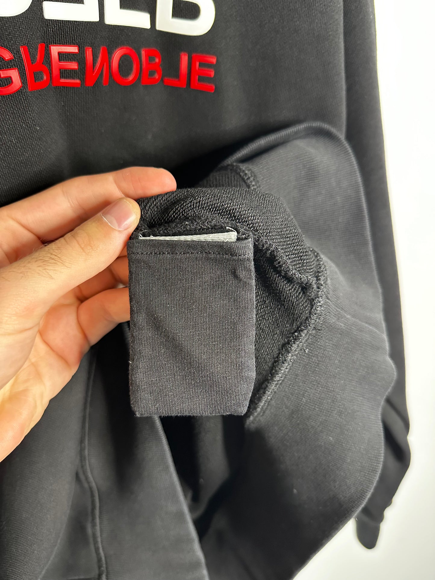 Moncler Grenoble Black Pullover Hoodie - Medium
