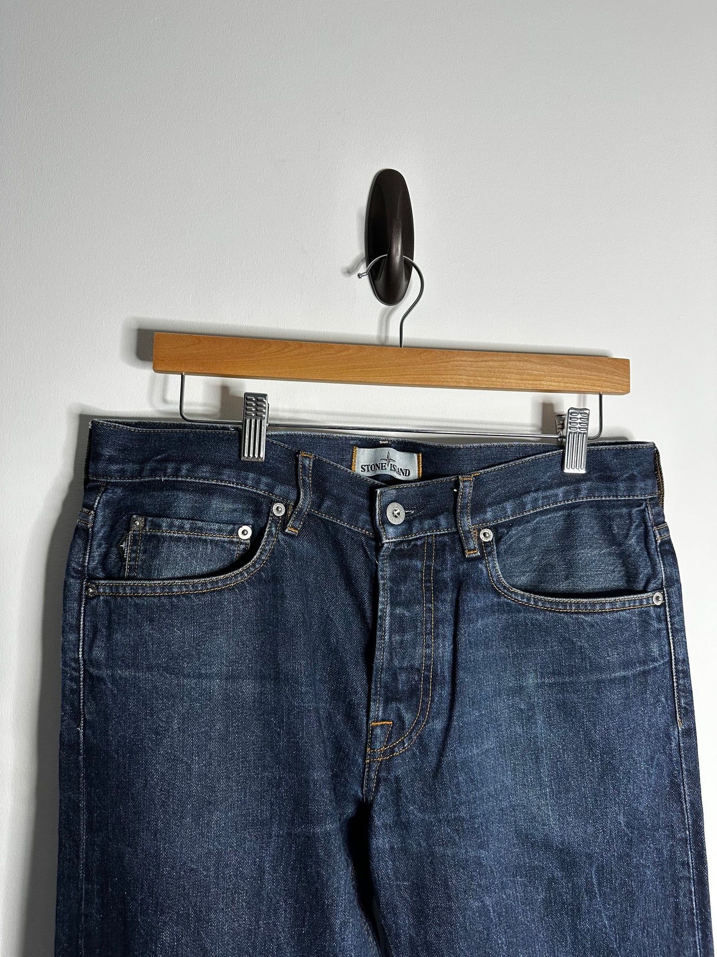 Stone Island Blue Denim Jeans - 30 Waist / 34 Leg