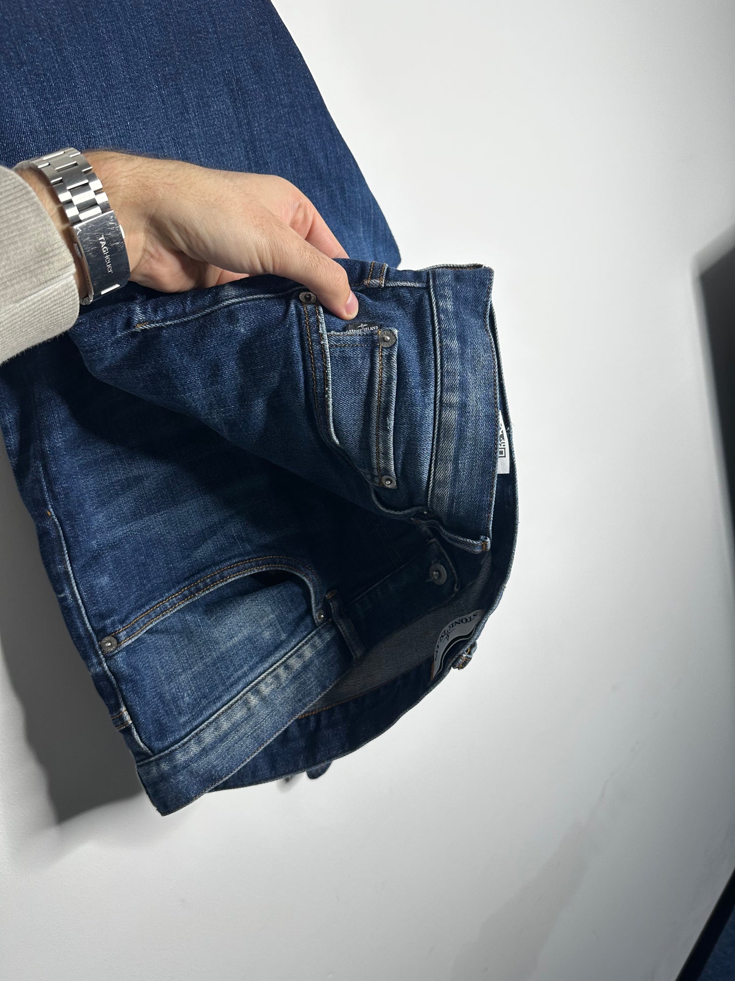 Stone Island Denim Blue Jeans - 38 Waist / 34 Leg
