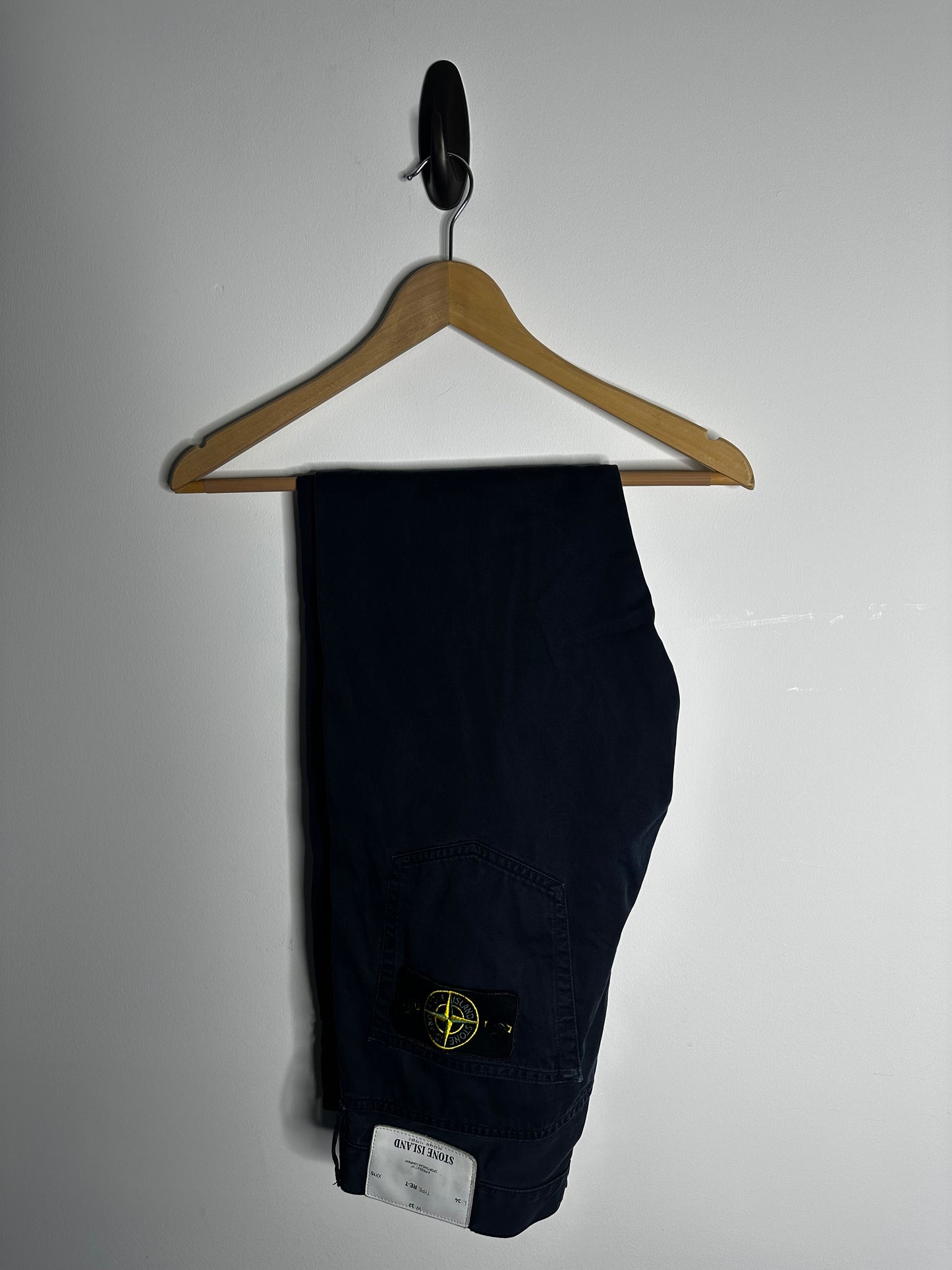 Stone Island Navy Chino Trousers - 32 Waist / 34 Leg