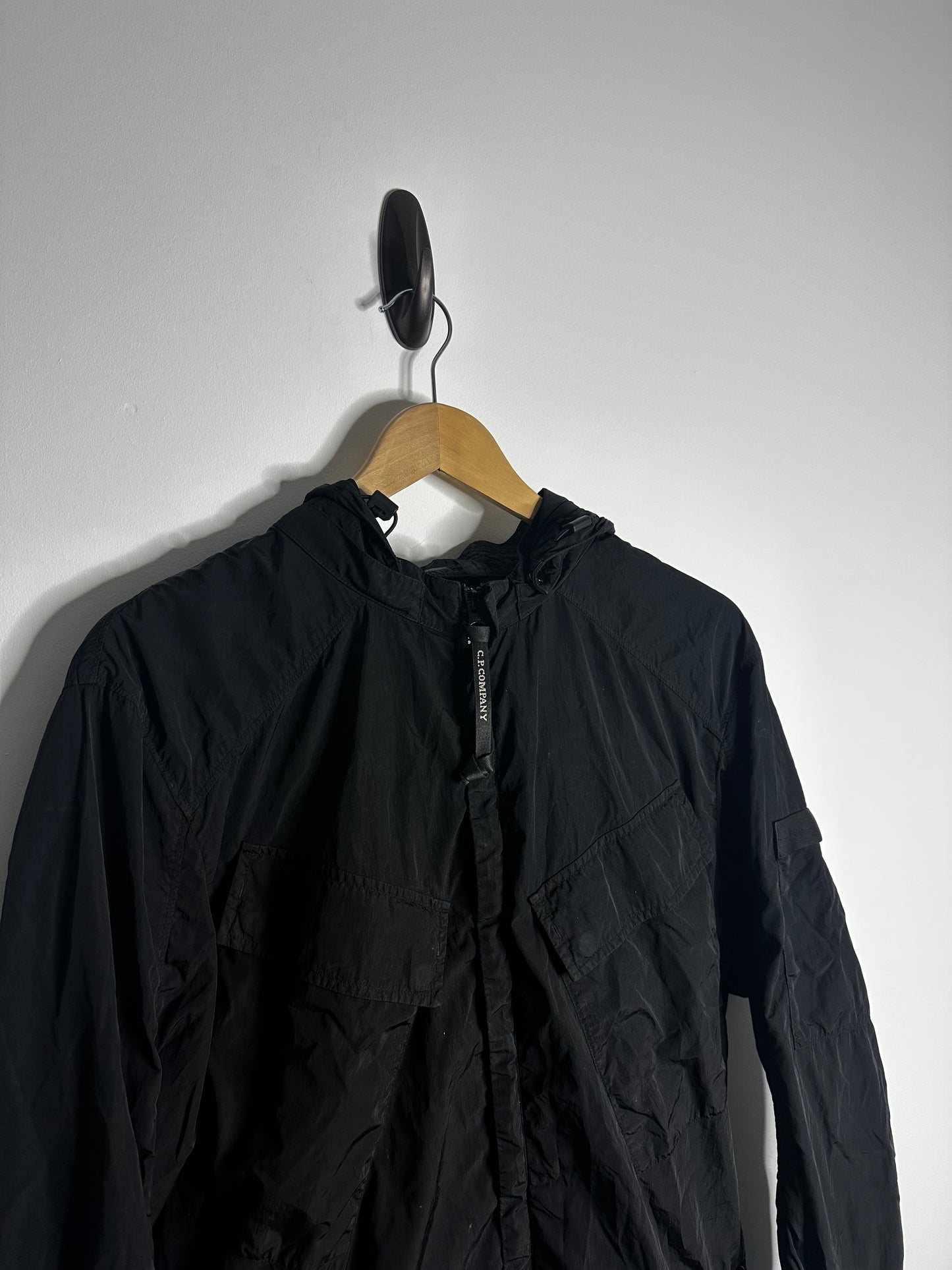 C.P. Company Black Chrome Goggle Jacket - Large