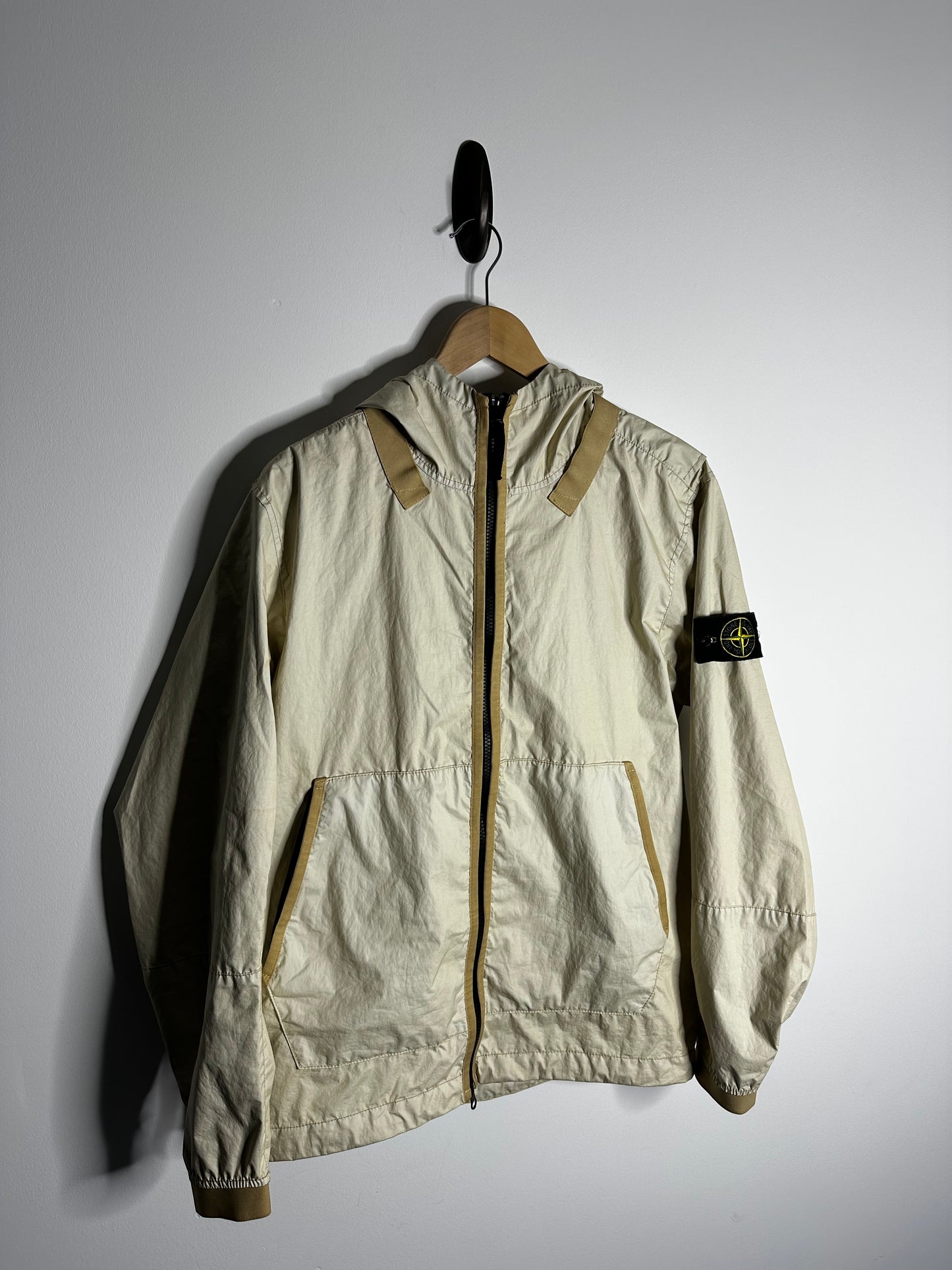 Stone Island Peach Membrana 3L TC Hooded Jacket - Medium